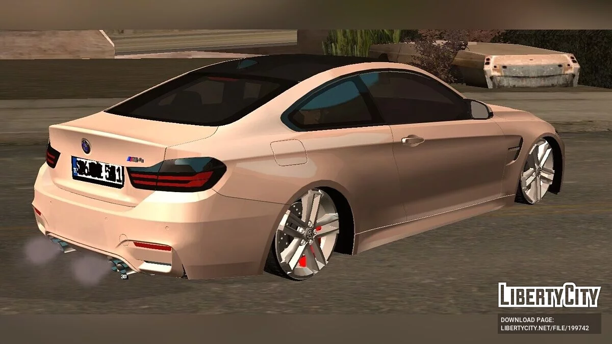 BMW M4 Stance (только DFF) / GTA San Andreas (iOS, Android)