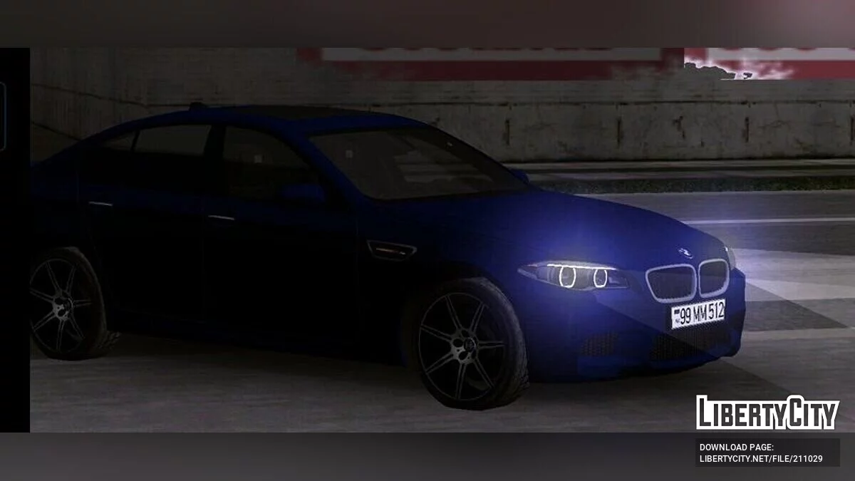 BMW F10 / 99 MM 512 / GTA San Andreas (iOS, Android)