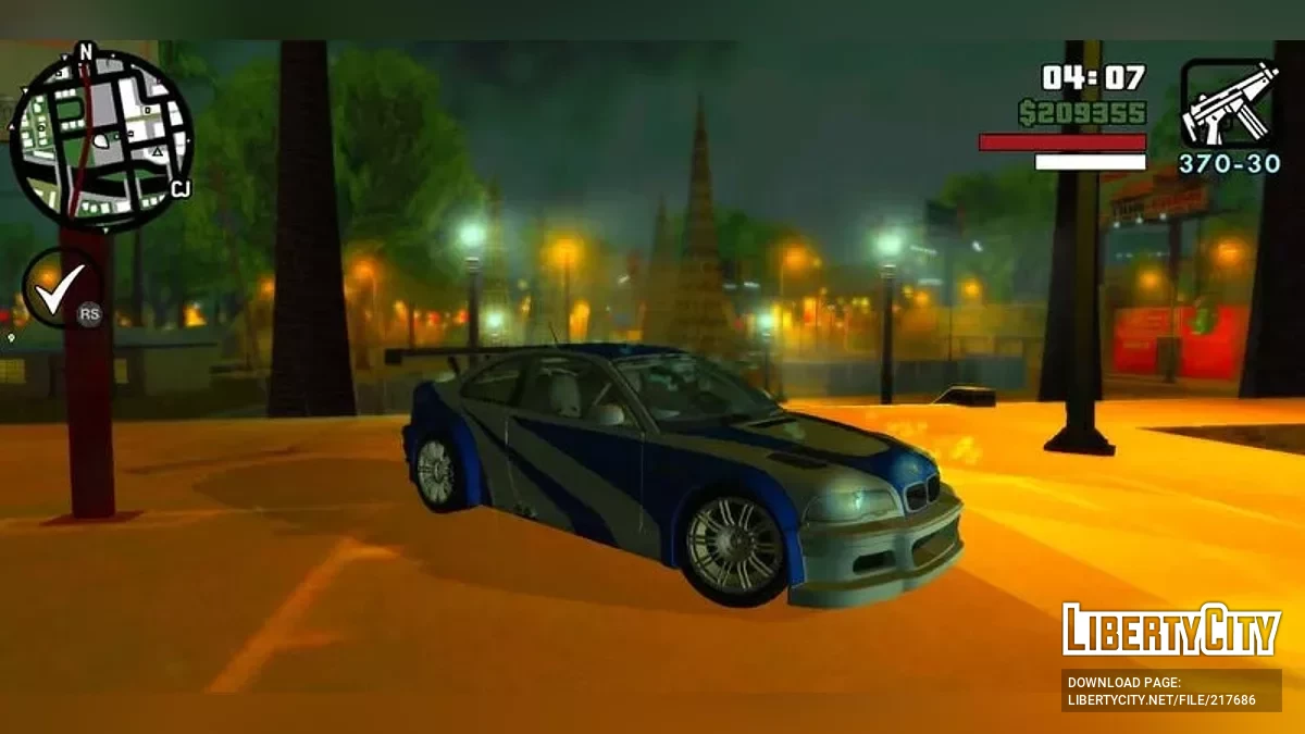BMW M3 GTR [RPG] / GTA سان أندرياس (iOS، أندرويد)