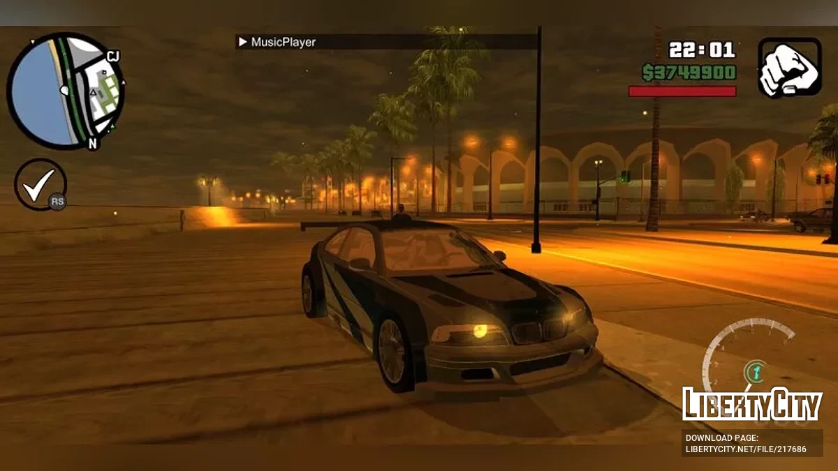 BMW M3 GTR [RPG] / GTA سان أندرياس (iOS، أندرويد)