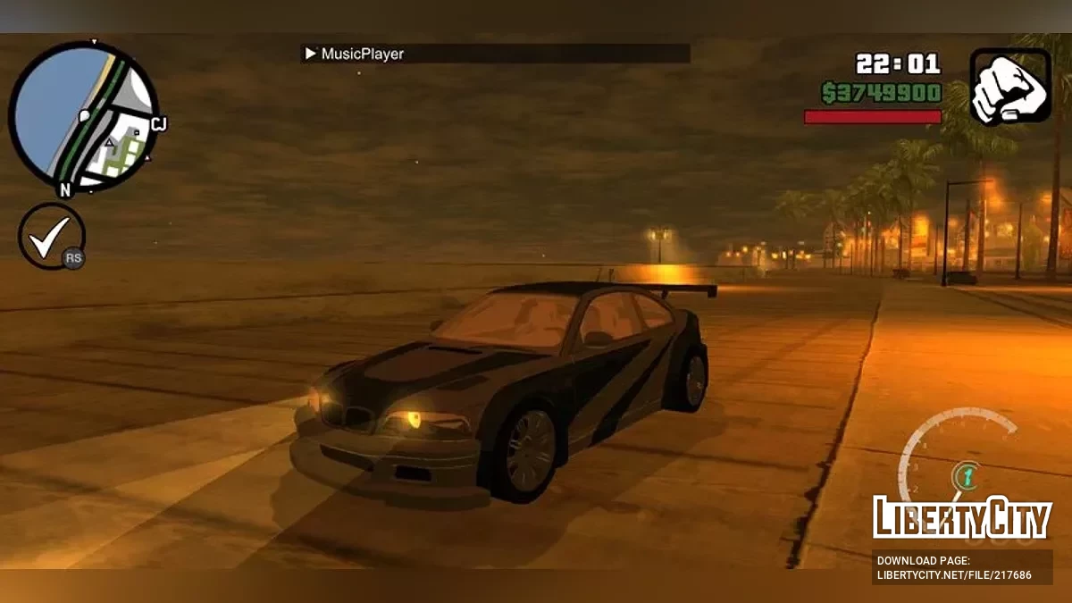 BMW M3 GTR [RPG] / GTA سان أندرياس (iOS، أندرويد)