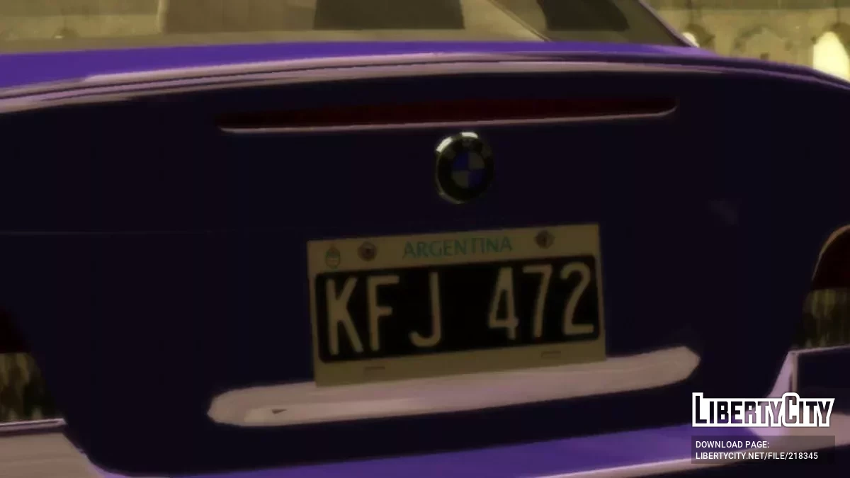 BMW 135i ARGENTYNA (tylko DFF) / GTA San Andreas (iOS, Android)