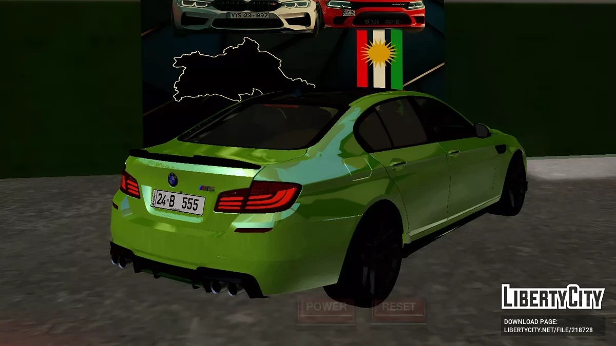 BMW M5 F10 (лише DFF) / GTA San Andreas (iOS, Android)