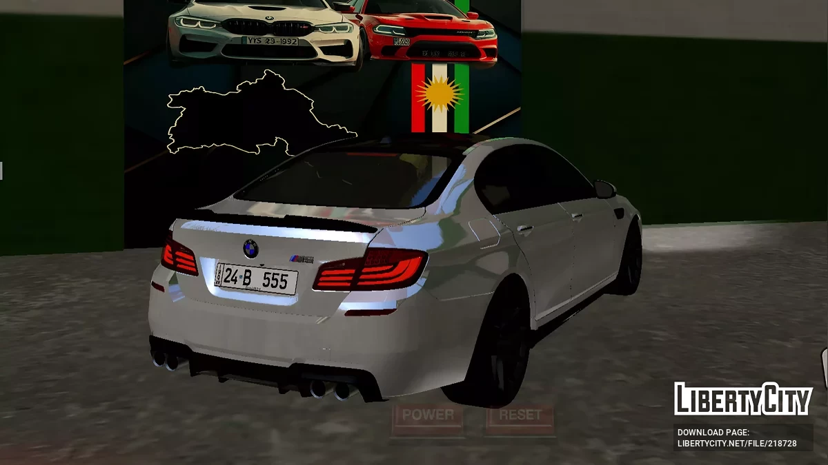 BMW M5 F10 (лише DFF) / GTA San Andreas (iOS, Android)