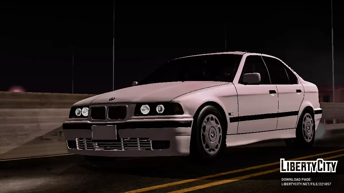 1997 BMW 320i E36 Facelift / GTA San Andreas (iOS, Android)