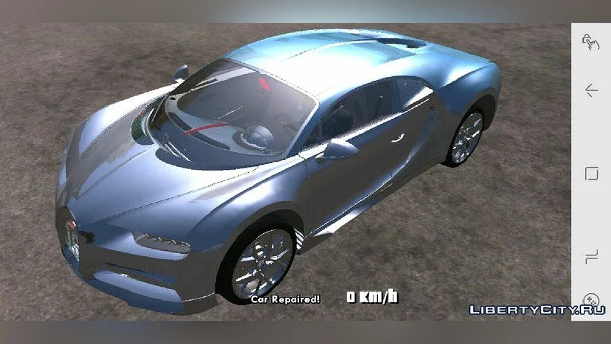 Bugatti Chiron Sport 2018 / GTA San Andreas (iOS, Android)