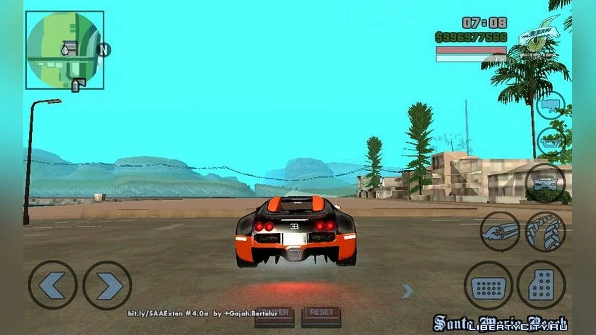 Bugatti Veyron Super Sport / GTA San Andreas (iOS, Android)
