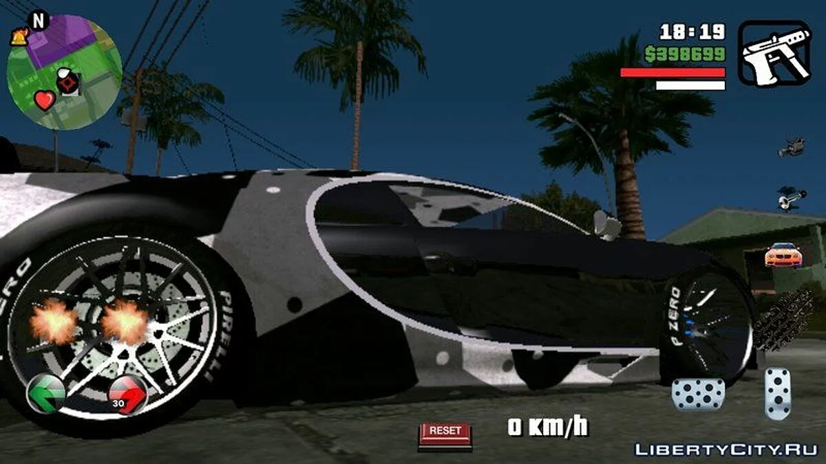 Bugatti Chiron LB Workshop / GTA San Andreas (iOS, Android)