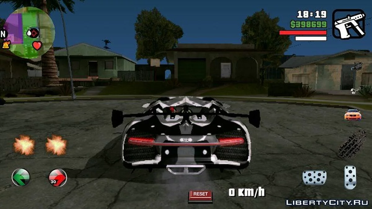 Bugatti Chiron LB Workshop / GTA San Andreas (iOS, Android)