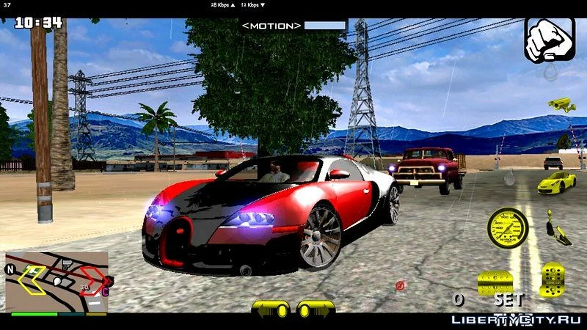 Bugatti Veyron 16.4 / GTA San Andreas (iOS, Android)