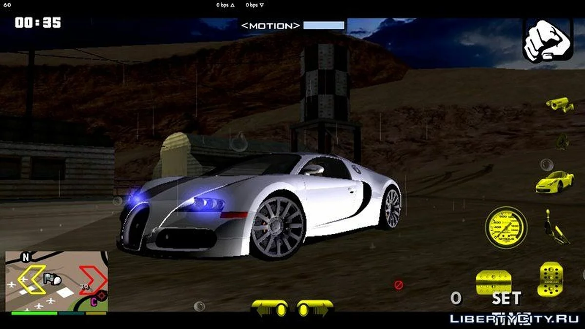 Bugatti Veyron 16.4 / GTA San Andreas (iOS, Android)