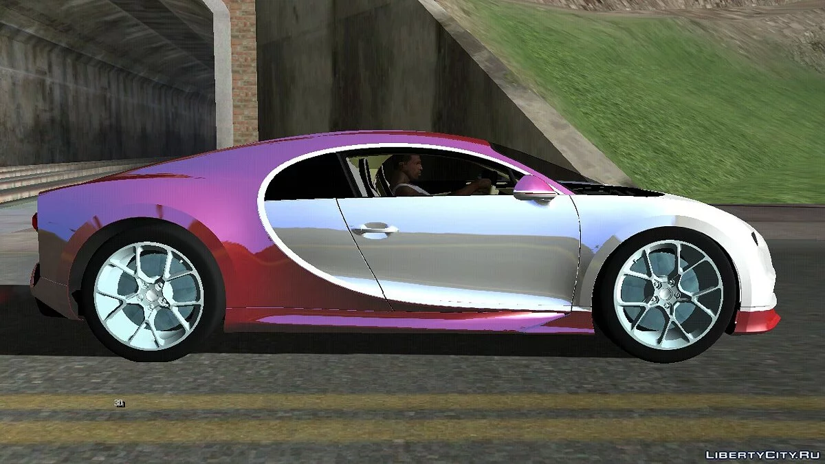 Bugatti Chiron (тільки DFF) / GTA San Andreas (iOS, Android)