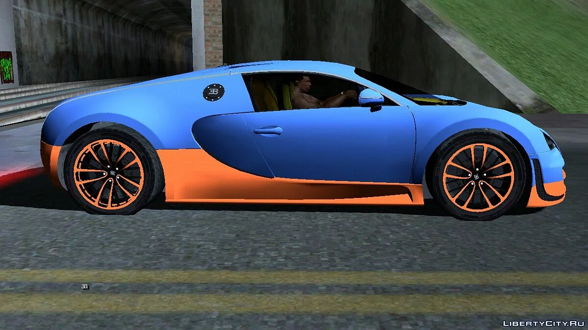 2010 Bugatti Veyron 16.4 Super Sport / GTA San Andreas (iOS, Android)