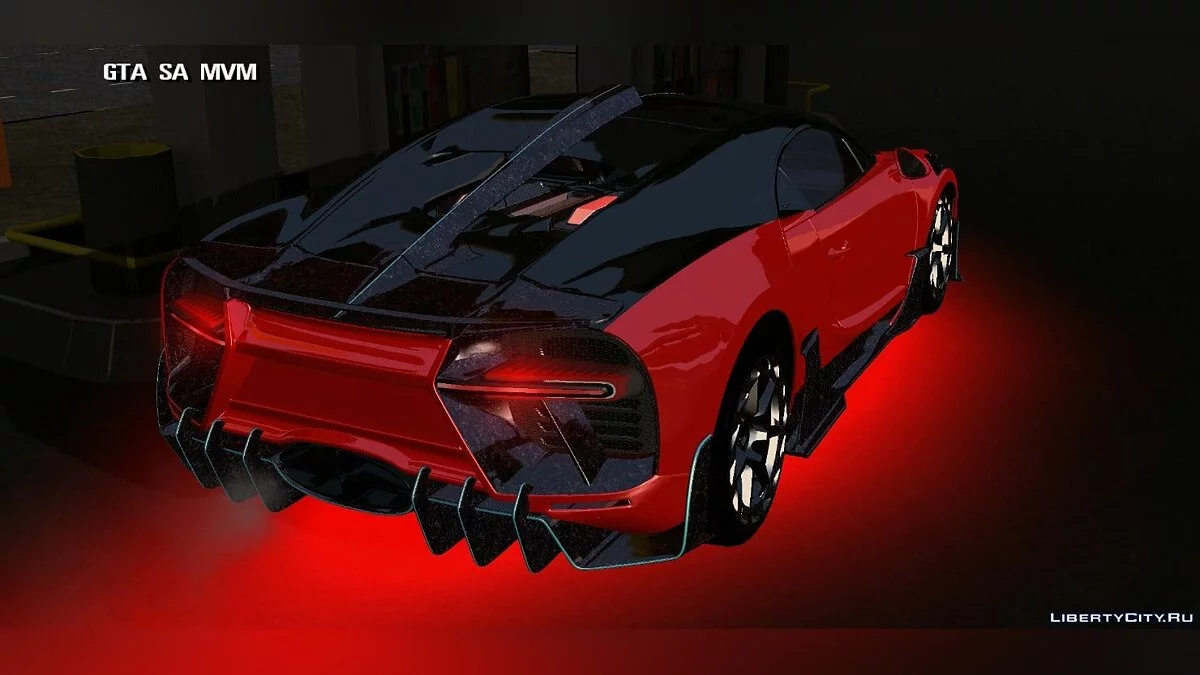 مانسوري بوجوتي كريون سوبر سبورت 300+ / GTA سان أندرياس (iOS، أندرويد)