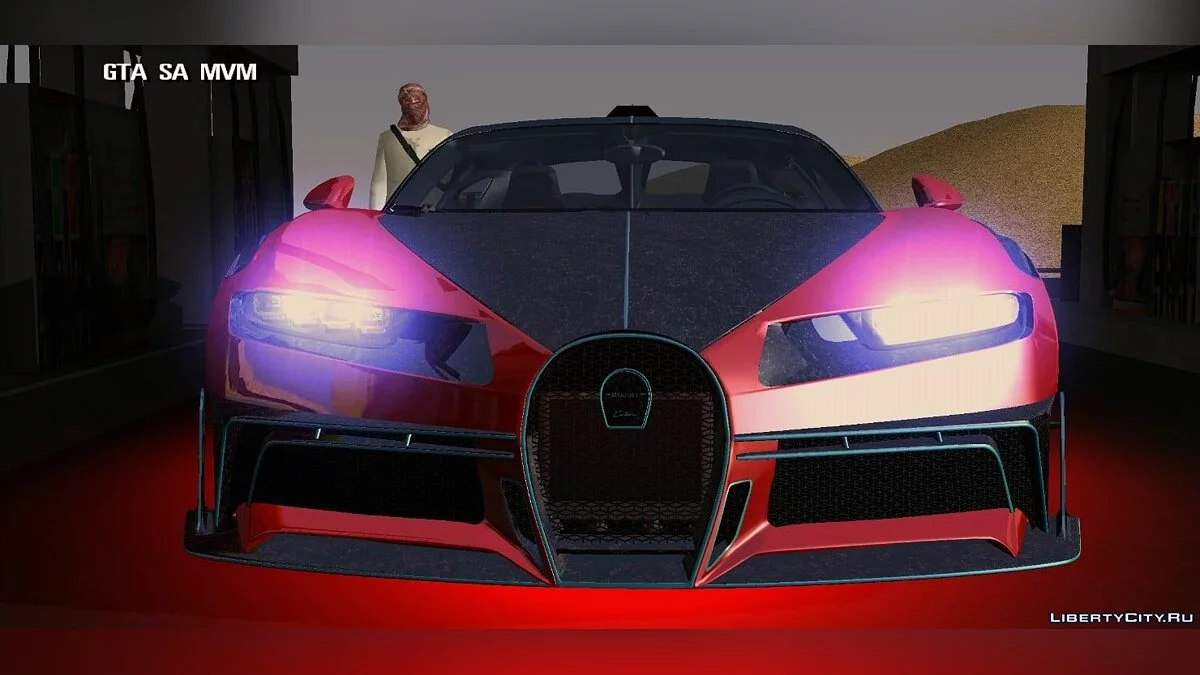 مانسوري بوجوتي كريون سوبر سبورت 300+ / GTA سان أندرياس (iOS، أندرويد)