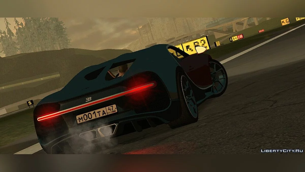 Bugatti Chiron 2017 / GTA سان أندرياس (iOS، أندرويد)