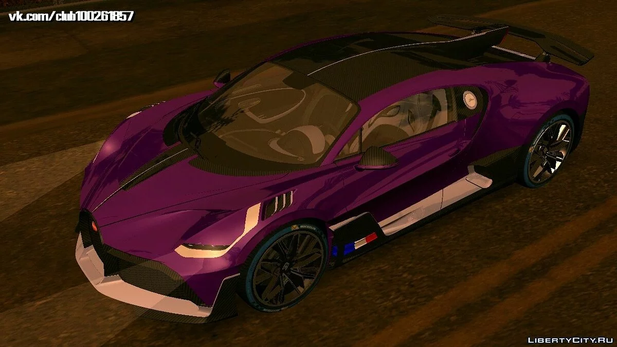 Bugatti Divo 2019 / GTA San Andreas (iOS, Android)