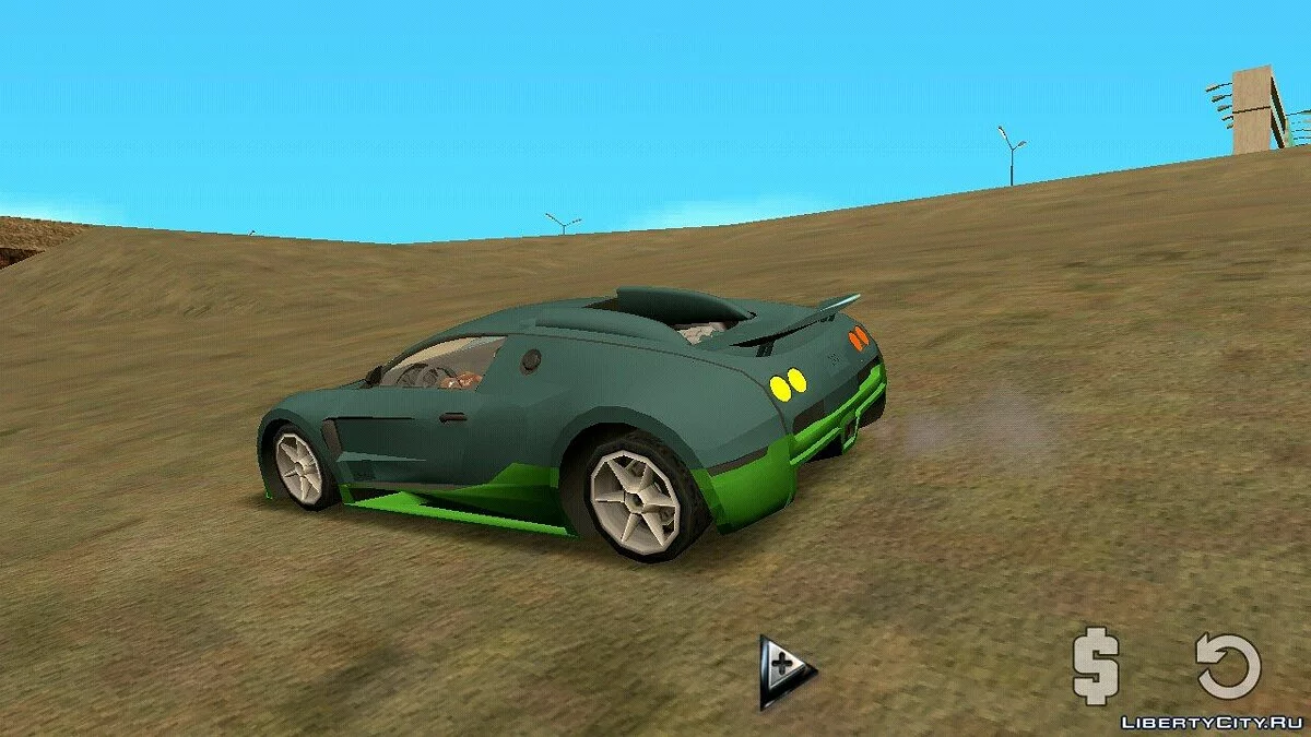 Bugatti Veyron (тільки DFF) / GTA San Andreas (iOS, Android)