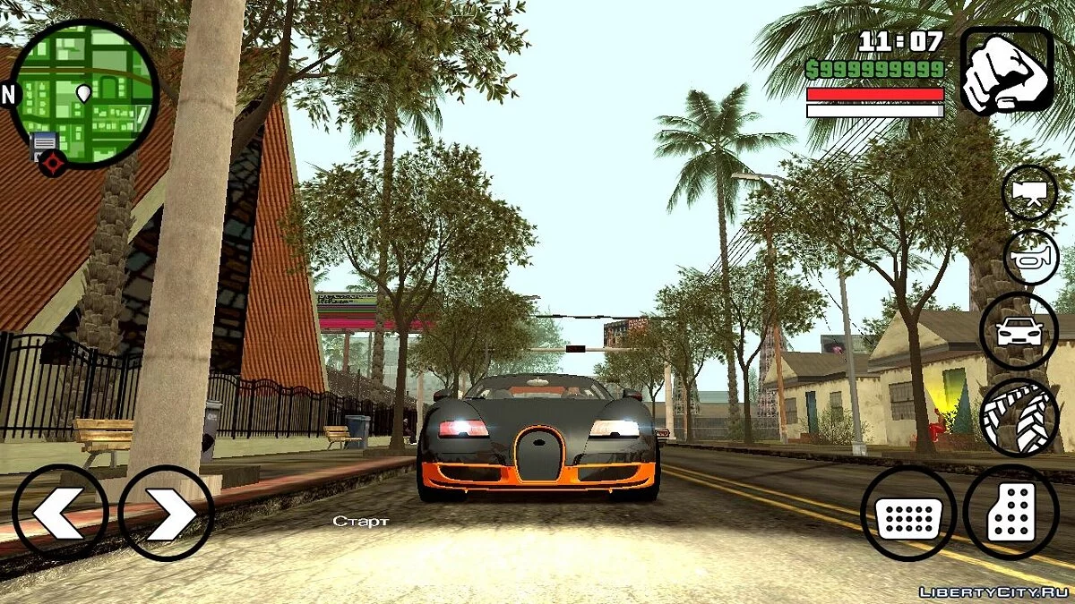 Bugatti Veyron Super Sport / GTA San Andreas (iOS, Android)