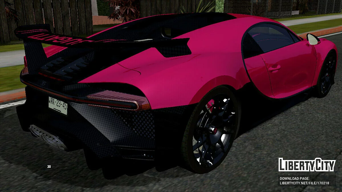 Bugatti Chiron Pur Sport (тільки DFF) / GTA San Andreas (iOS, Android)