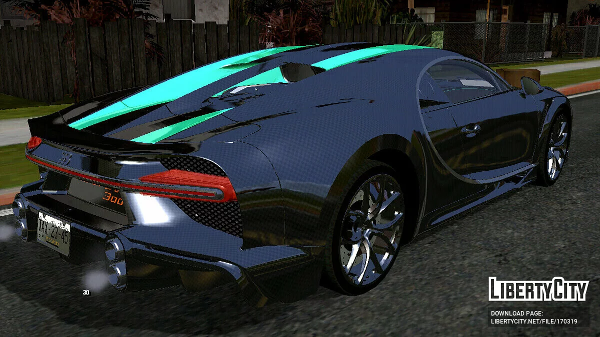 Bugatti Chiron Super Sport 300+ (DFF فقط) / GTA سان أندرياس (iOS، أندرويد)