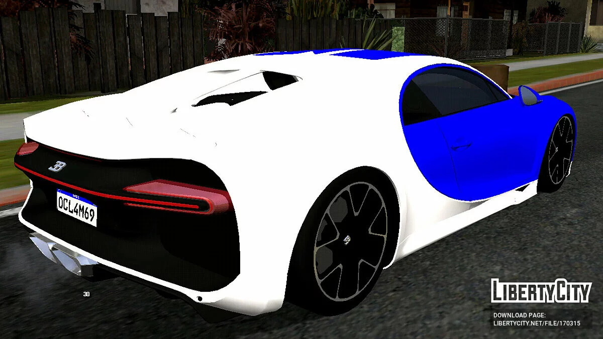 Bugatti Chiron (DFF فقط) / GTA سان أندرياس (iOS، أندرويد)