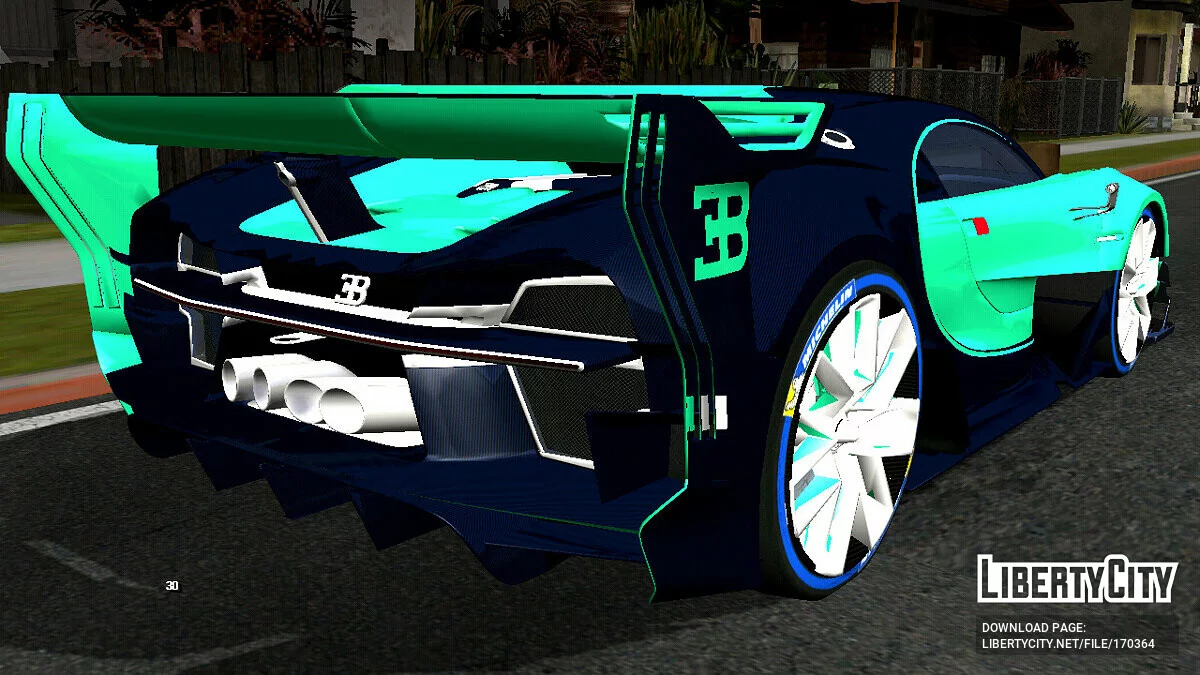 Bugatti Visión GT v3.0 / GTA San Andreas (iOS, Android)