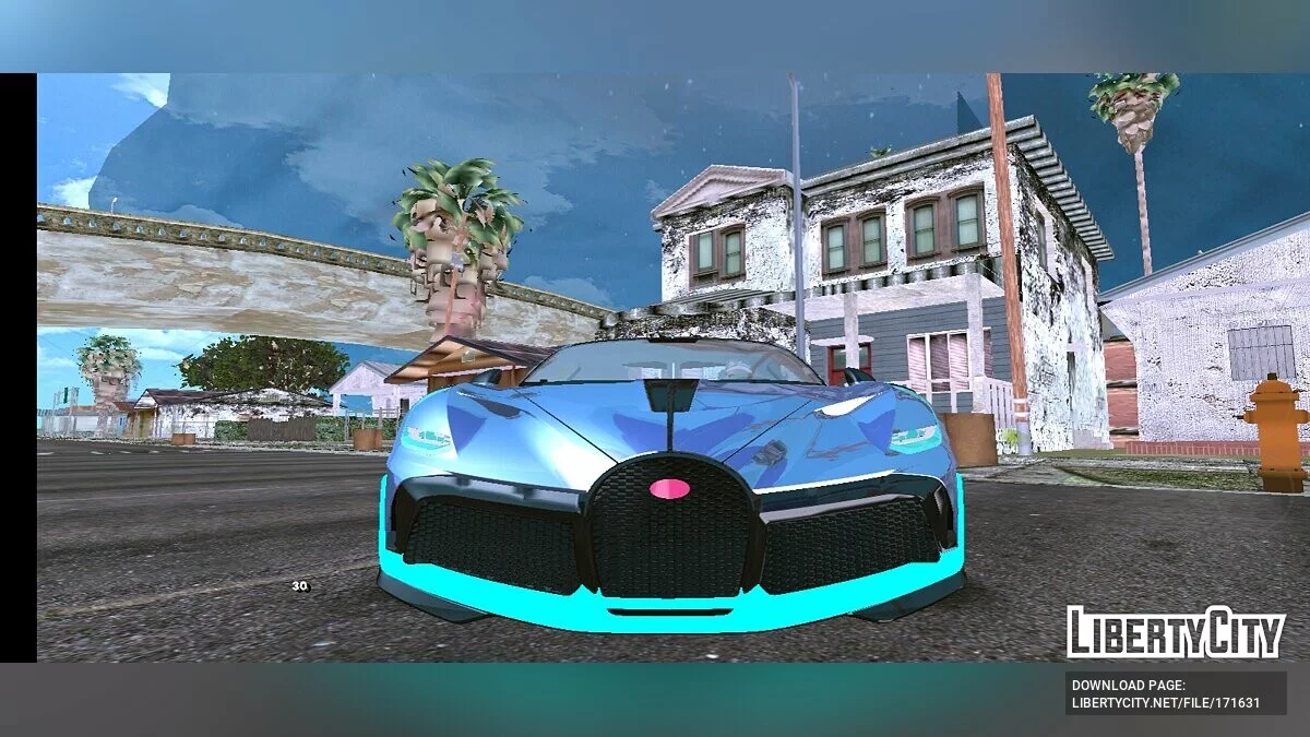 Buggati Chiron / GTA San Andreas (iOS, Android)