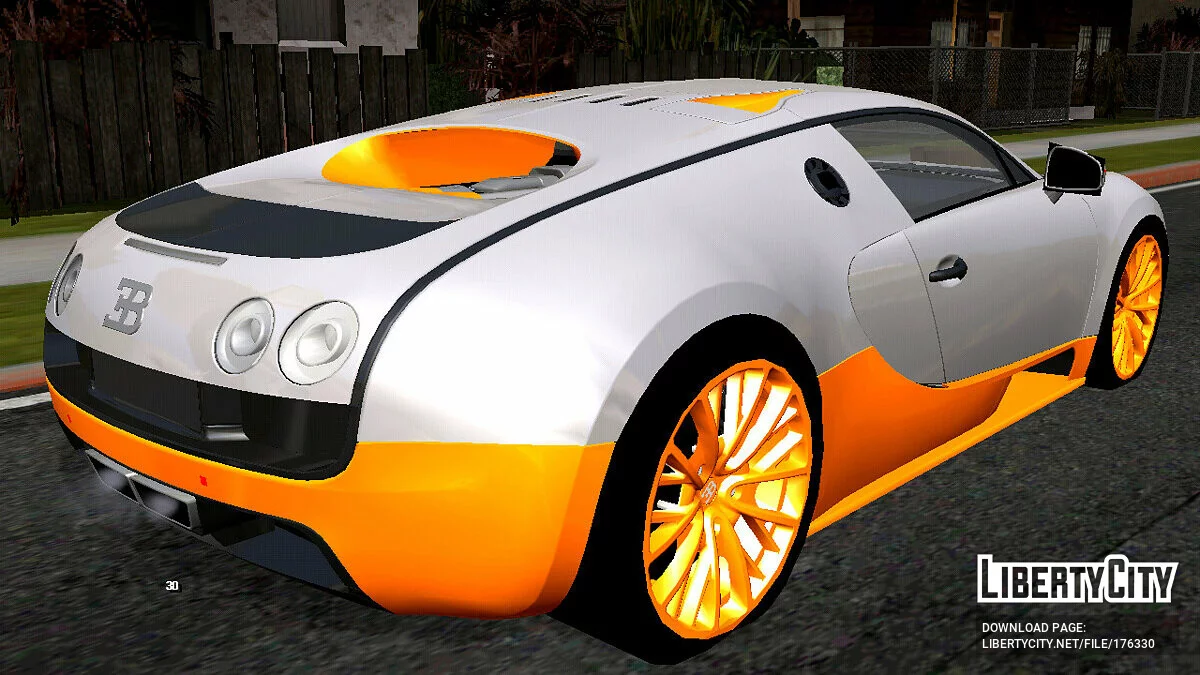 Bugatti Veyron (тільки DFF) / GTA San Andreas (iOS, Android)