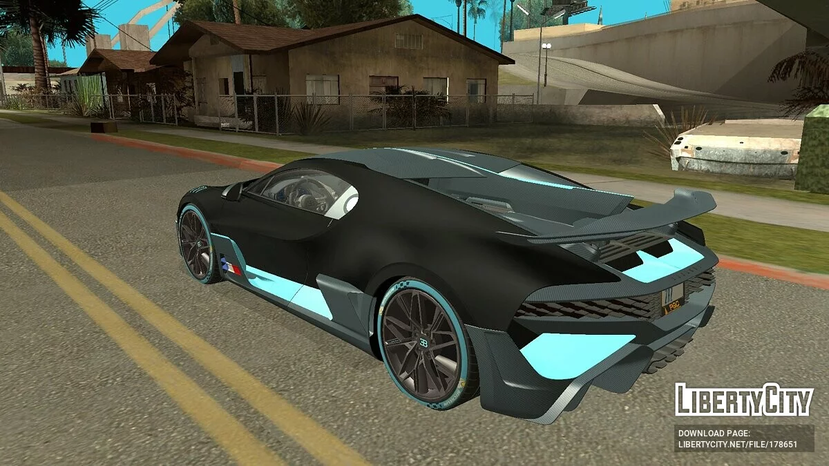 Bugatti Divo 2019 / GTA San Andreas (iOS, Android)