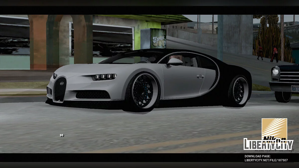 Bugatti Chiron de Roselia / GTA San Andreas (iOS, Android)