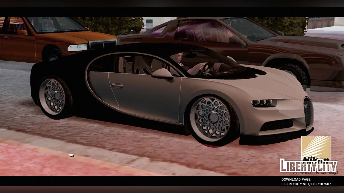 Bugatti Chiron de Roselia / GTA San Andreas (iOS, Android)