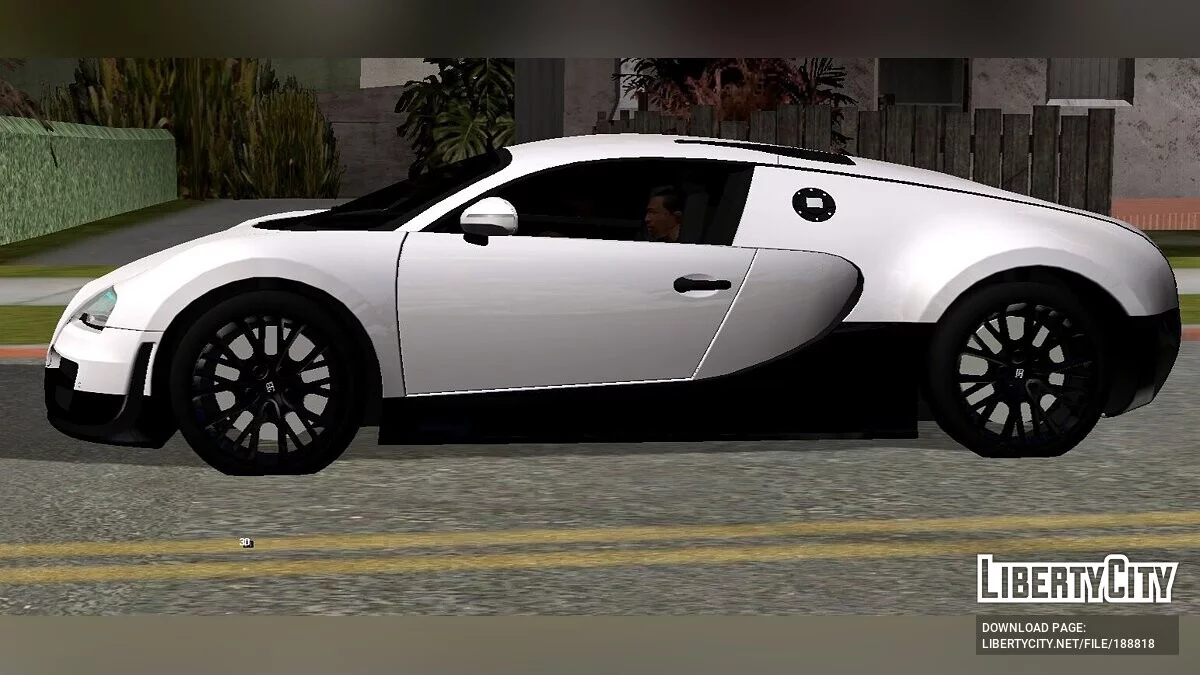 Bugatti Veyron (лише DFF) / GTA San Andreas (iOS, Android)