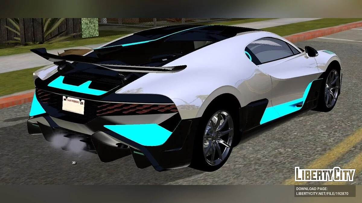 2019 Bugatti Divo (лише DFF) / GTA San Andreas (iOS, Android)