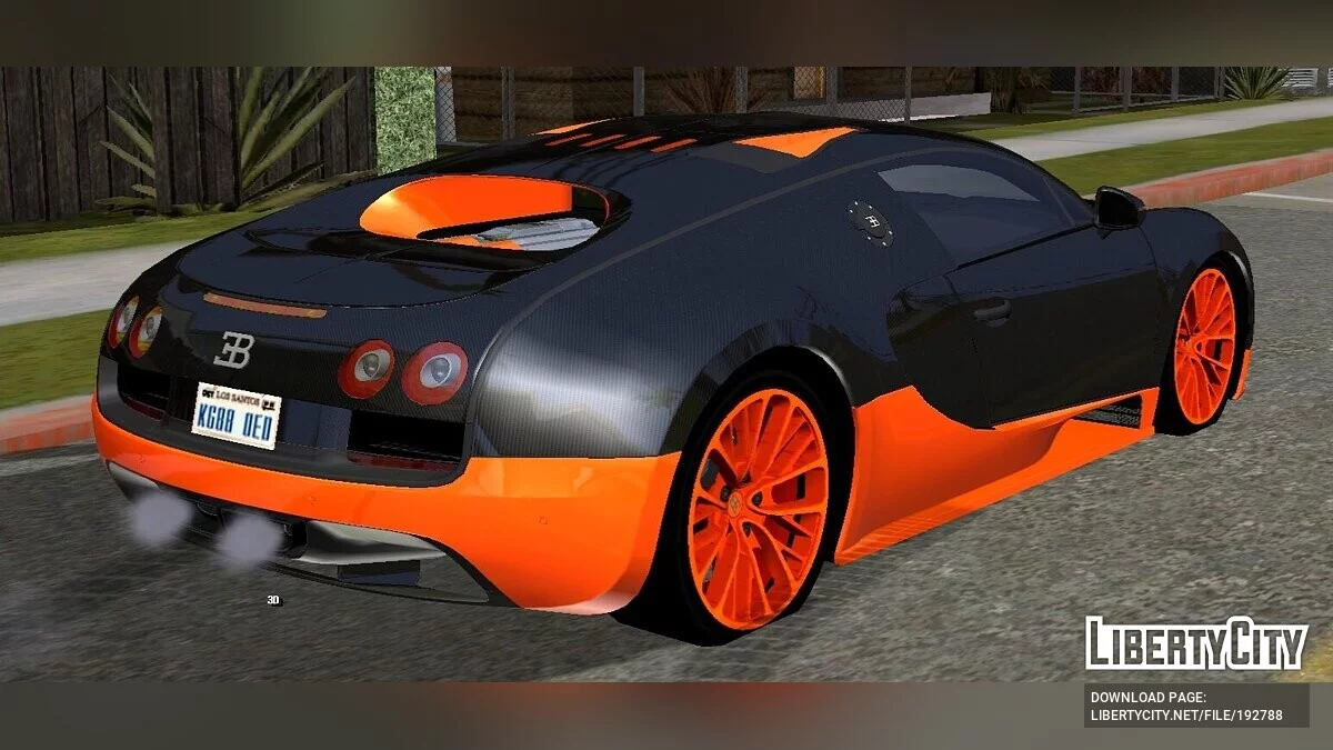 Bugatti Veyron Supersports Recorde Mundial / GTA San Andreas (iOS, Android)