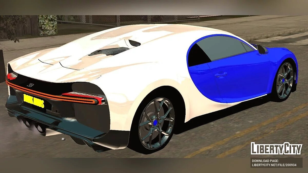 Bugatti Chiron (DFF saja) / GTA San Andreas (iOS, Android)