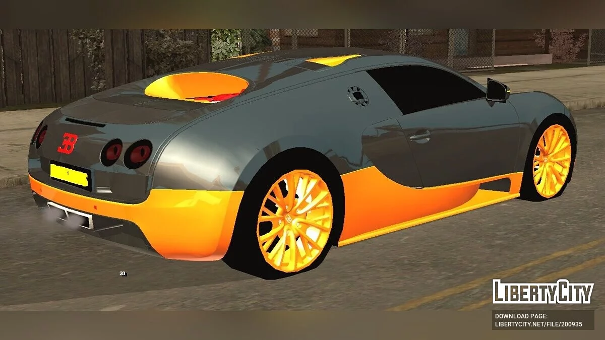 Bugatti Veyron (только DFF) / GTA San Andreas (iOS, Android)