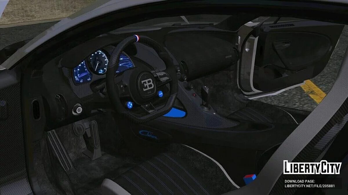 Bugatti Chiron Ans 110 / GTA San Andreas (iOS, Android)