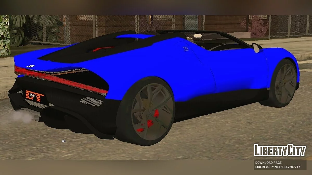 Bugatti Mistral 2024 (Only DFF) / GTA San Andreas (iOS, Android)