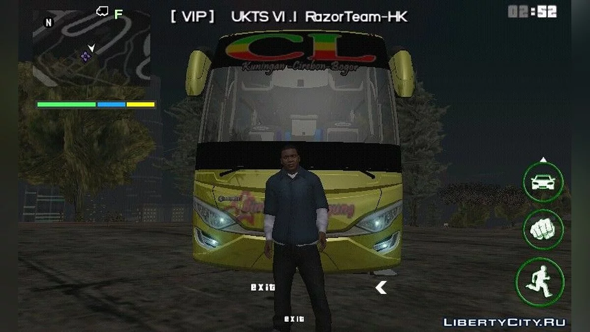 Автобус JB2HD Bintang Luragung / GTA San Andreas (iOS, Android)