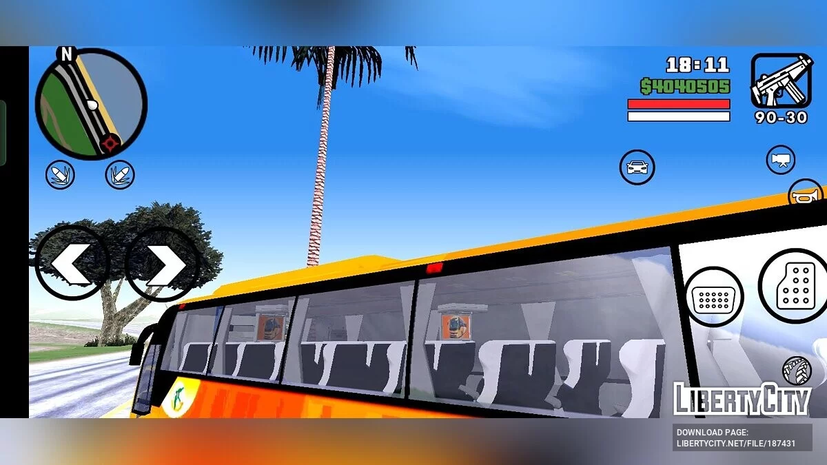 KSRTC SWIFT AC SEATER BUS / GTA San Andreas (iOS, Android)