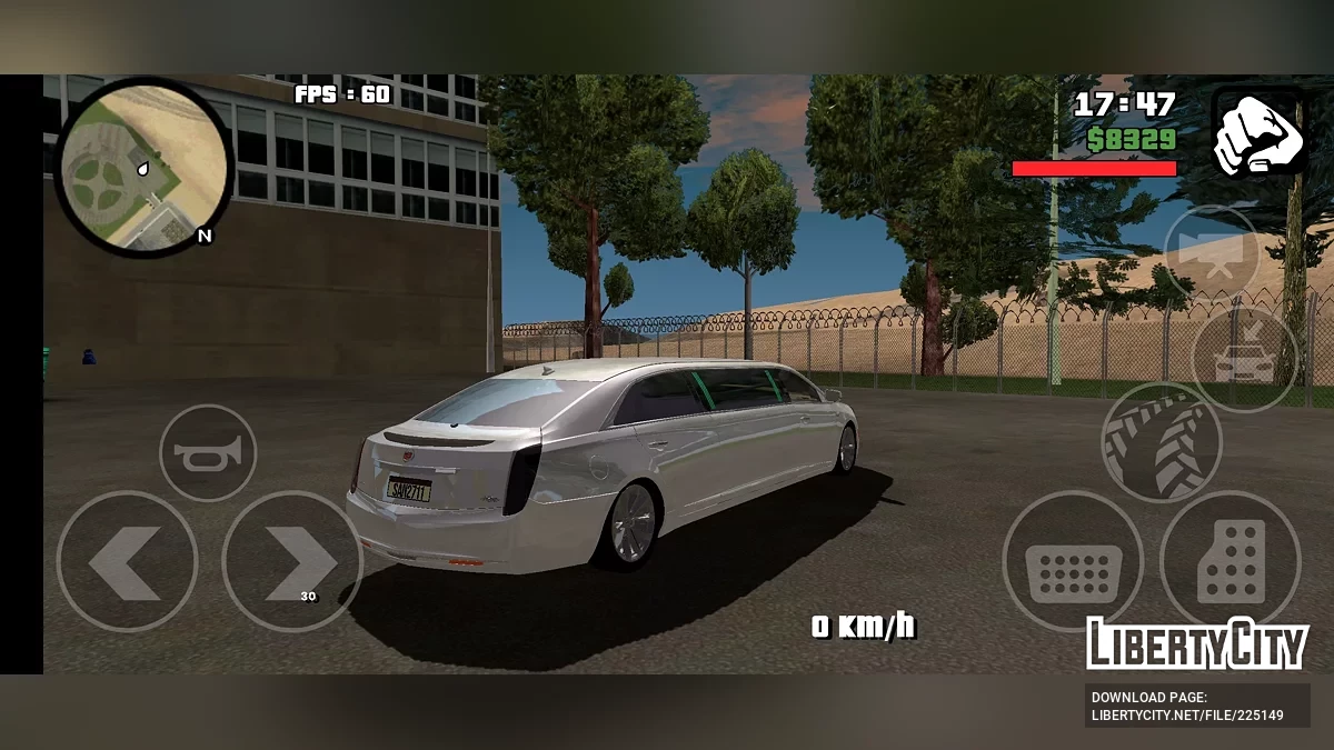 Cadillac Limuzin / GTA San Andreas (iOS, Android)
