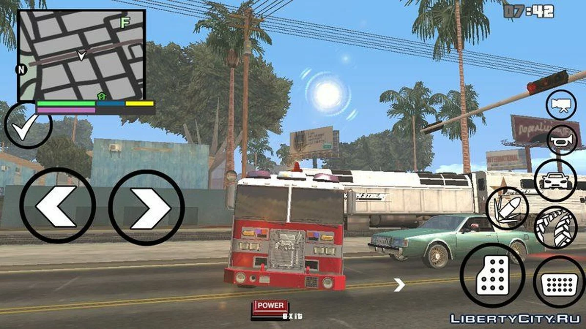 Службові машини з GTA 5 / GTA San Andreas (iOS, Android)