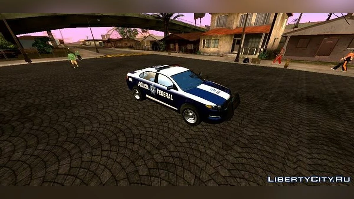 Dois carros de polícia / GTA San Andreas (iOS, Android)