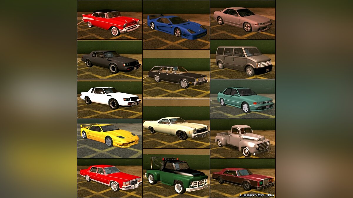  Download Area » GTA San Andreas » Car Skins