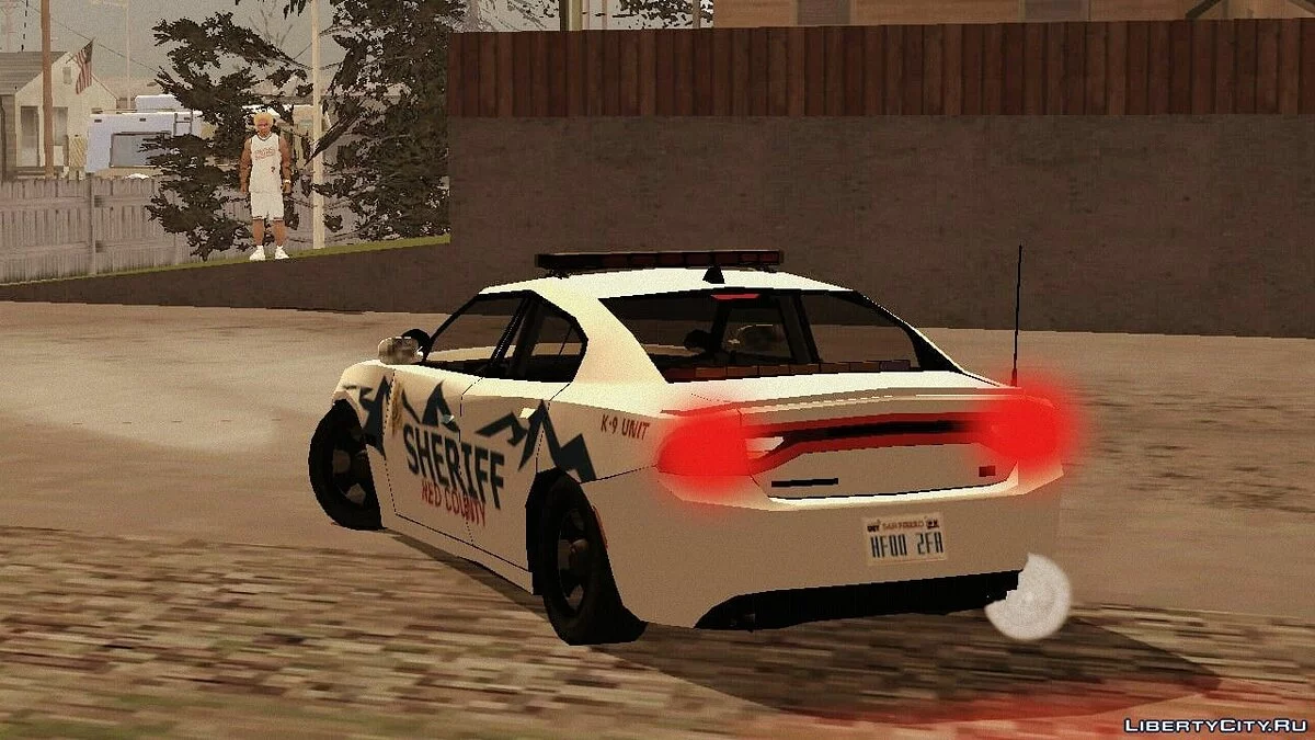 Paquete de coches K-9 de la Oficina del Sheriff del Condado de Red / GTA San Andreas (iOS, Android)