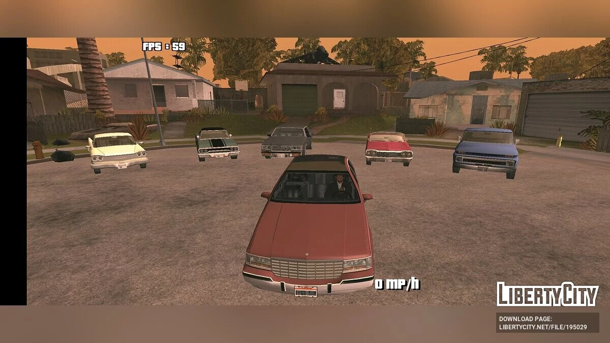 تسعينيات مع نمط SA / GTA سان أندرياس (iOS، أندرويد)
