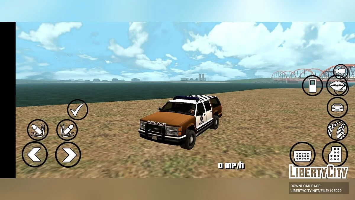 تسعينيات مع نمط SA / GTA سان أندرياس (iOS، أندرويد)