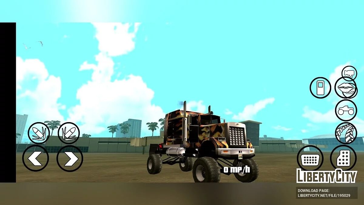 تسعينيات مع نمط SA / GTA سان أندرياس (iOS، أندرويد)