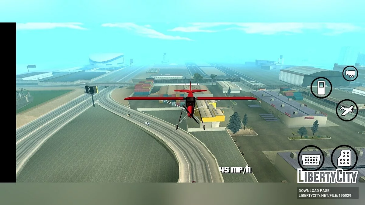تسعينيات مع نمط SA / GTA سان أندرياس (iOS، أندرويد)